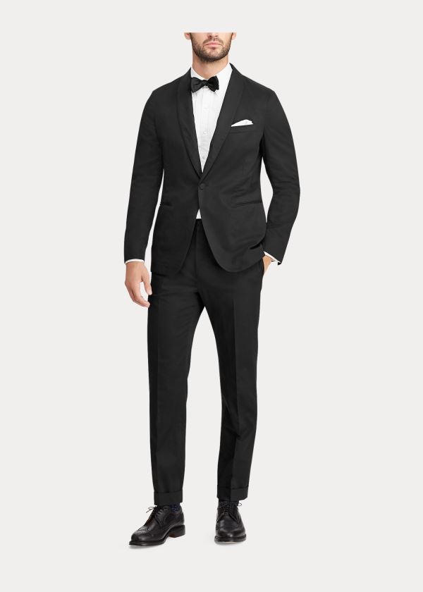 Men's Ralph Lauren Slim Fit Twill Tuxedo Jacket | 904851SPZ